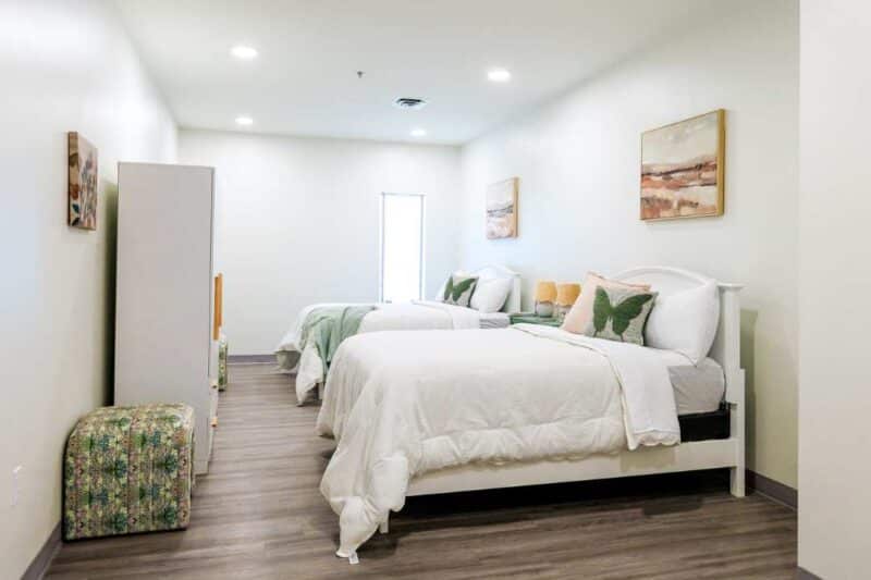 Double Bedroom in Eating Disorder Treatment Center of Louisiana