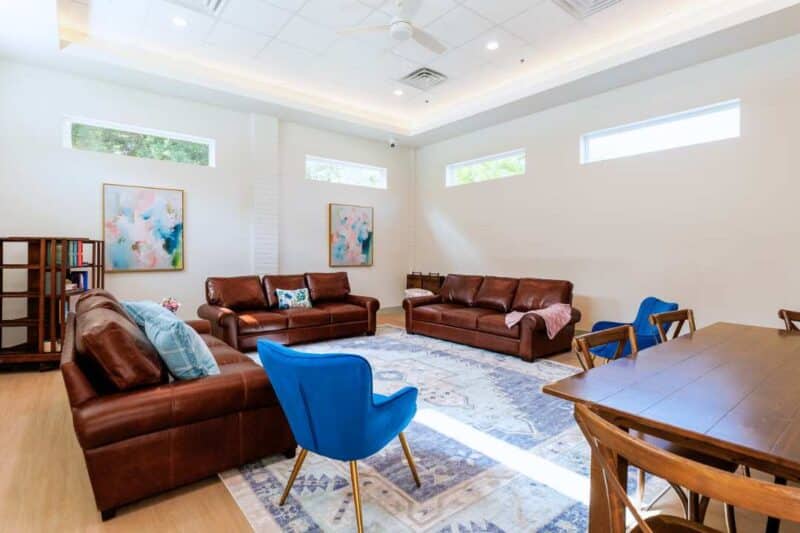 Eating Disorder Treatment Center in Louisiana Living Room