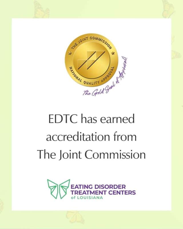 JCAHO Gold Seal of Approval for Eating Disorder Treatment Center